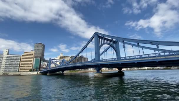 Tokio Sumida River Paisaje — Vídeos de Stock