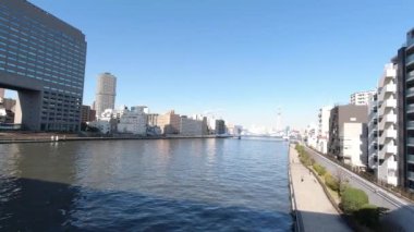 Tokyo Sumida Nehri Peyzajı