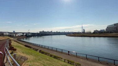 Tokyo Sumida Nehri Peyzajı