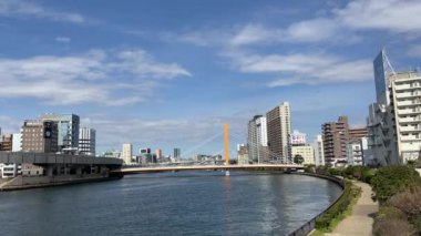 Tokyo Sumida Nehri Peyzajı
