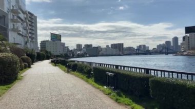 Tokyo Sumida Nehri Peyzajı