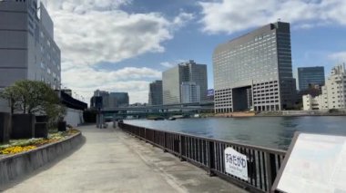 Tokyo Sumida Nehri Peyzajı