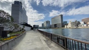Tokyo Sumida Nehri Peyzajı