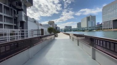 Tokyo Sumida Nehri Peyzajı