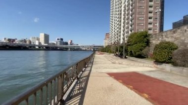 Tokyo Sumida Nehri Peyzajı