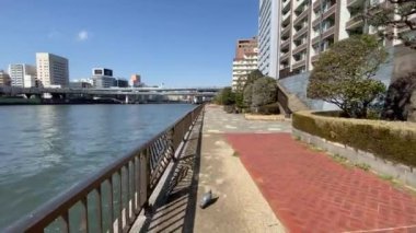 Tokyo Sumida Nehri Peyzajı