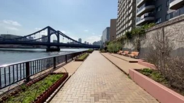Tokyo Sumida Nehri Peyzajı