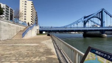 Tokyo Sumida Nehri Peyzajı