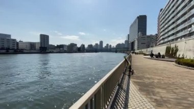 Tokyo Sumida Nehri Peyzajı