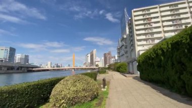 Tokyo Sumida Nehri Peyzajı