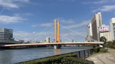 Tokyo Sumida Nehri Peyzajı