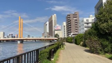 Tokyo Sumida Nehri Peyzajı