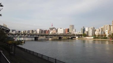 Tokyo Sumida Nehri Peyzajı