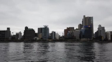 Tokyo Sumida Nehri Peyzajı