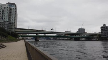 Tokyo Sumida Nehri Peyzajı