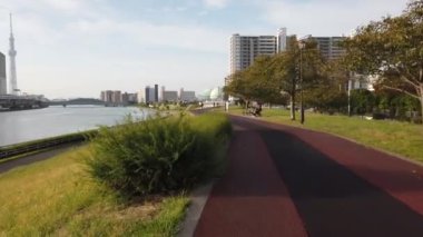 Tokyo Sumida Nehri Peyzajı