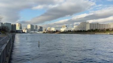 Tokyo Sumida Nehri Peyzajı