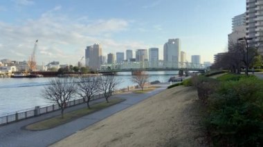 Tokyo Sumida Nehri Peyzajı