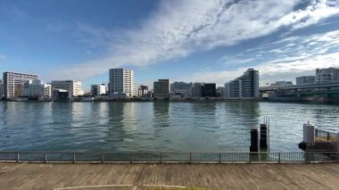 Tokyo Sumida Nehri Peyzajı