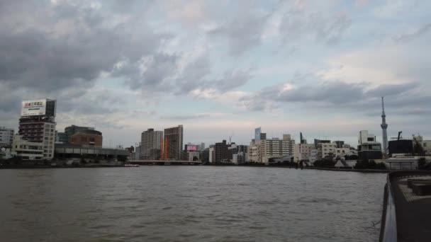 Paysage Rivière Tokyo Sumida — Video