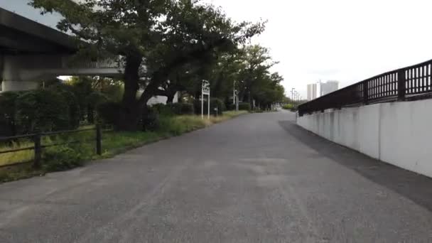 Tokio Sumida River Paisaje — Vídeo de stock