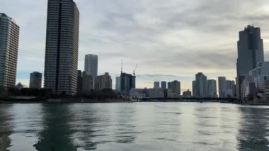 Tokyo Sumida Nehri Peyzajı