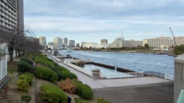 Tokyo Sumida Nehri Peyzajı