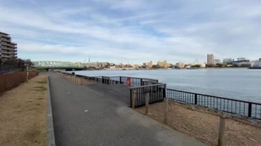 Tokyo Sumida Nehri Peyzajı