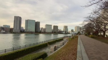 Tokyo Sumida Nehri Peyzajı