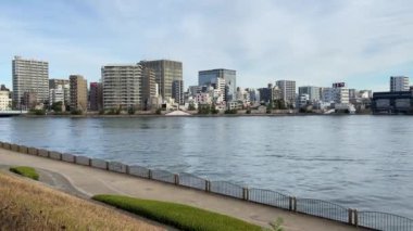 Tokyo Sumida Nehri Peyzajı