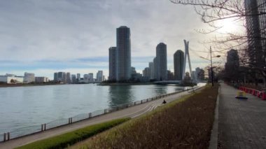 Tokyo Sumida Nehri Peyzajı