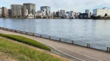 Tokyo Sumida Nehri Peyzajı