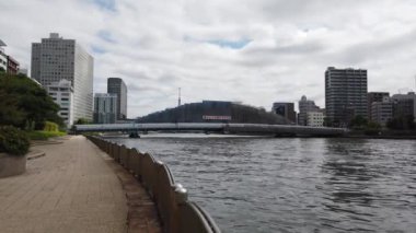 Tokyo Sumida Nehri Peyzajı