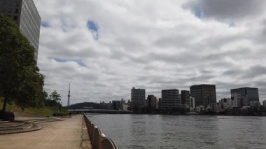 Tokyo Sumida Nehri Peyzajı