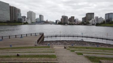 Tokyo Sumida Nehri Peyzajı