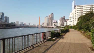 Tokyo Sumida Nehri Peyzajı