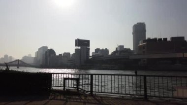 Tokyo Sumida Nehri Peyzajı