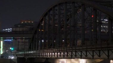 Tokyo Sumida Nehri Gece Manzarası
