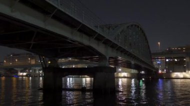 Tokyo Sumida Nehri Gece Manzarası