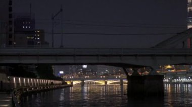 Tokyo Sumida Nehri Gece Manzarası