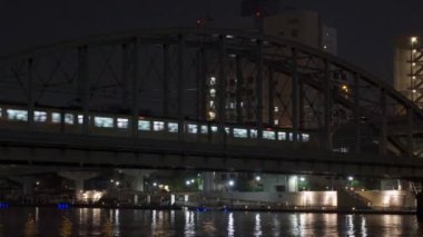 Tokyo Sumida Nehri Gece Manzarası