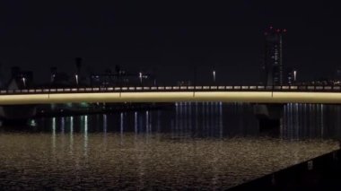 Tokyo Sumida Nehri Gece Manzarası