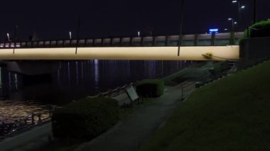 Tokyo Sumida Nehri Gece Manzarası