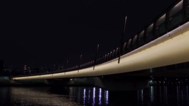 Tokyo Sumida Nehri Gece Manzarası