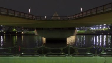 Tokyo Sumida Nehri Gece Manzarası