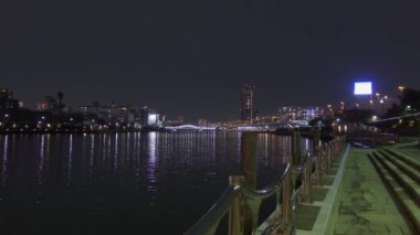 Tokyo Sumida Nehri Gece Manzarası