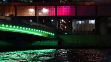 Tokyo Sumida Nehri Gece Manzarası