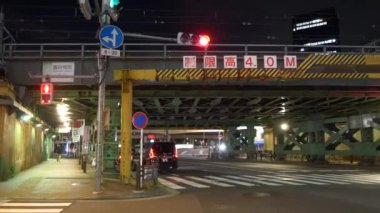 Tokyo Liidabashi Gece Manzarası 2021 Haziran