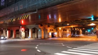 Tokyo yeniden geliştirme planlanan site gece görüntüsü 