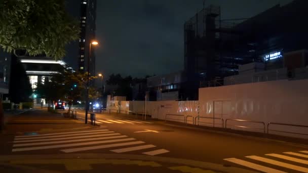 Tokyo Iidabashi Nachtzicht 2021Jun — Stockvideo